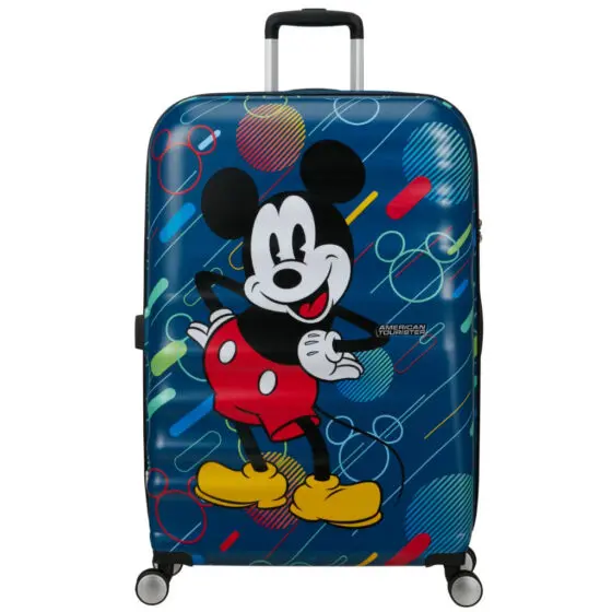 American Tourister NEW Mickey Future Pop 77cm blue front jpg