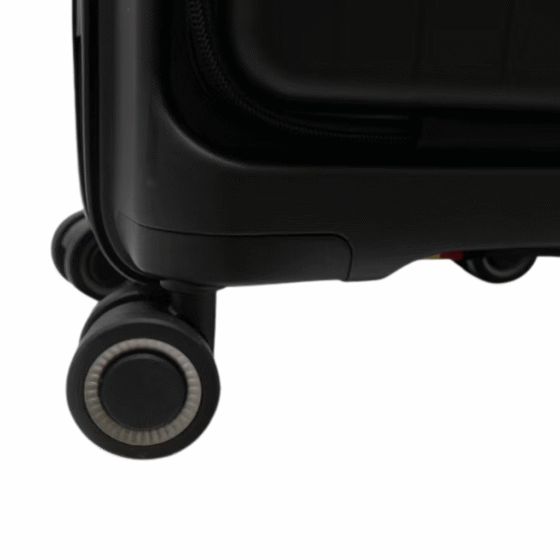 BG Berlin Nobu Easy Access Business Spinner carry on black side wheels png