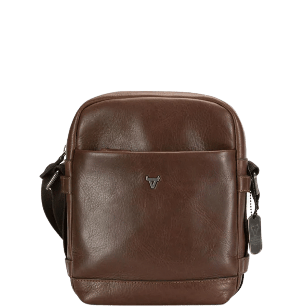 Brando Brosnan 2276 leather crossbody brown front png