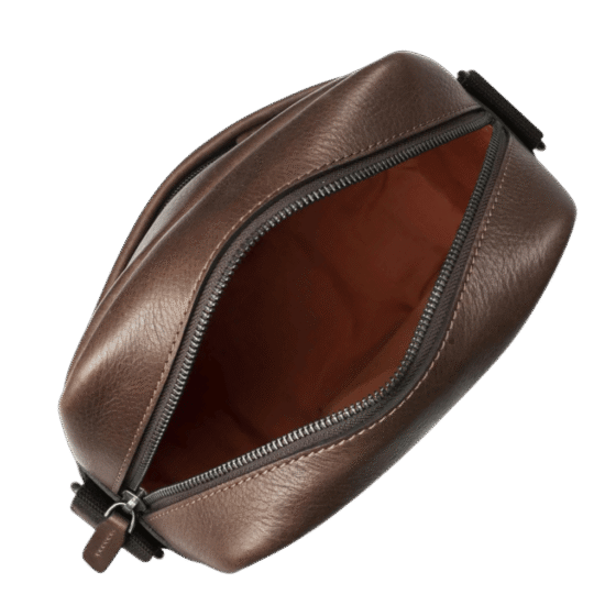 Brando Brosnan 2276 leather crossbody brown interior png