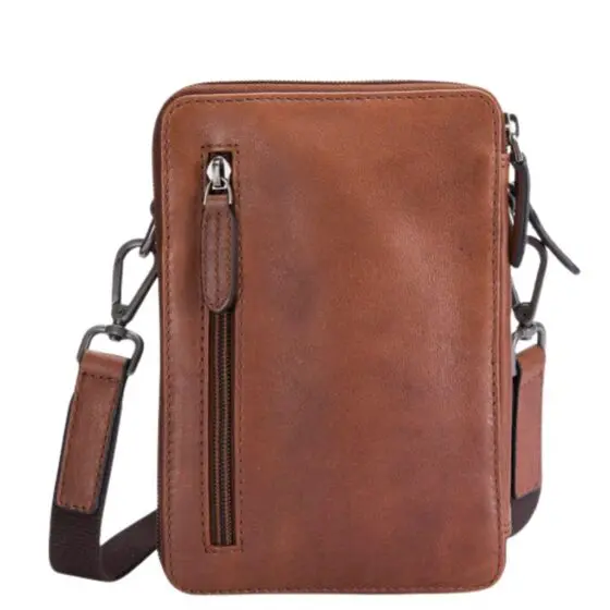 Brando Kudu Leather 2275 Gents Organiser copper rear jpg
