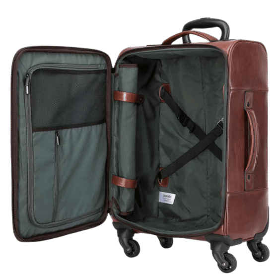 Brando Winchester 3187 Leather Carry on brown interior png
