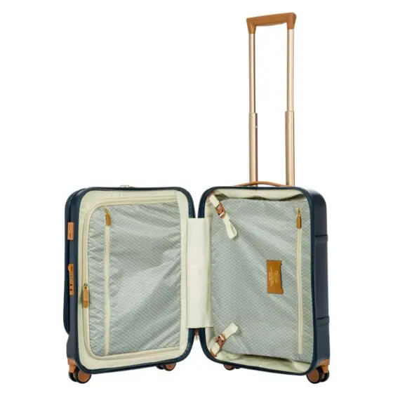 Brics Bellagio 55cm Carry On Front Organiser Pocket Blue Interir1