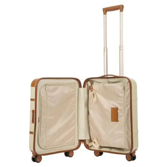 Brics Bellagio Spinner Luggage BGB28301 55cm cream interior1 jpg