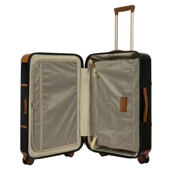 Brics Bellagio Spinner Luggage BGB28303 71cm black interior1 jpg