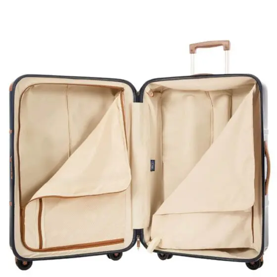 Brics Bellagio Spinner Luggage BGB28304 76cm blue interior2 jpg