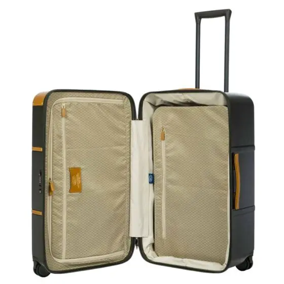 Brics Bellagio Trunk spinner Luggage 28315 74cm olive interior1 jpg