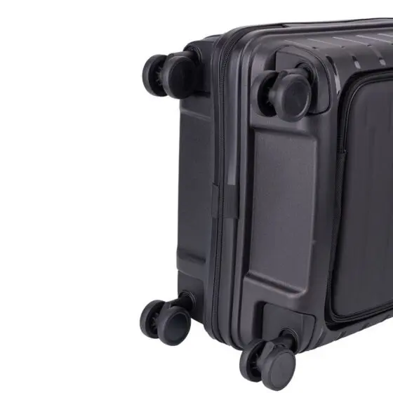 Cellini Business 55cm Easy Access Soft Front Spinner 86652 Black Wheels