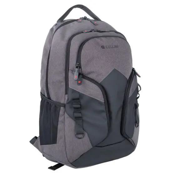 Cellini Explorer Laptop Backpack 49938 Grey Front3qrtr
