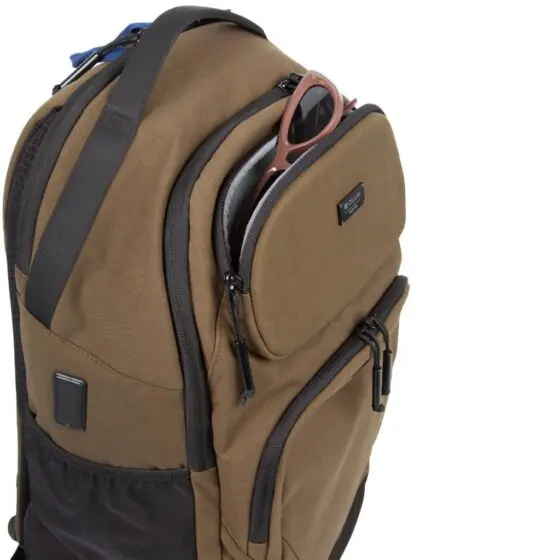 Cellini Explorer Pro Laptop Backpack Front Pouch 49951 Olive Guard Pocket