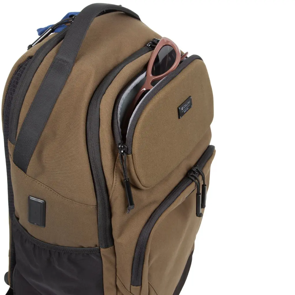 Cellini Explorer Pro Laptop Backpack Front Pouch 49951 Olive Guard Pocket