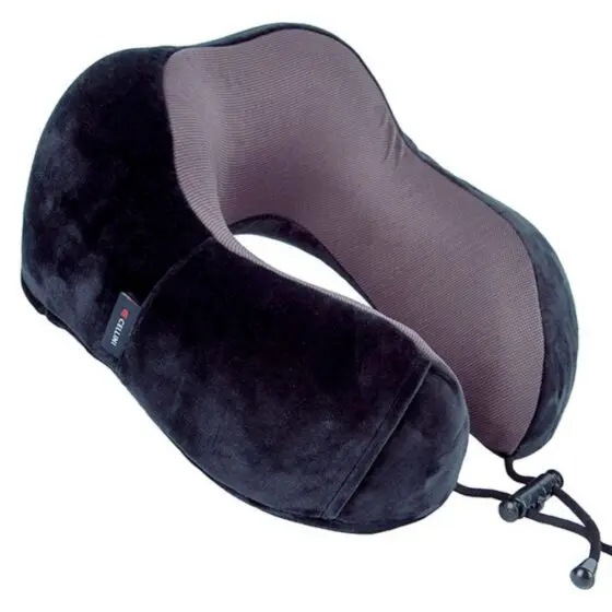 Cellini Folding Memory Pillow 33073 Black Front3qrtr