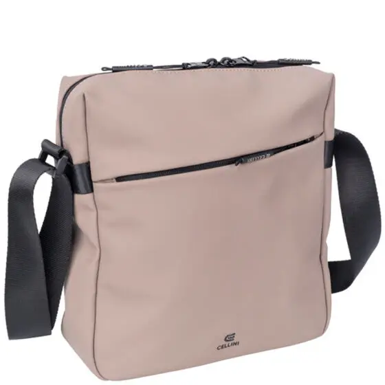 Cellini Hydro 00226 large crossbody taupe front jpg