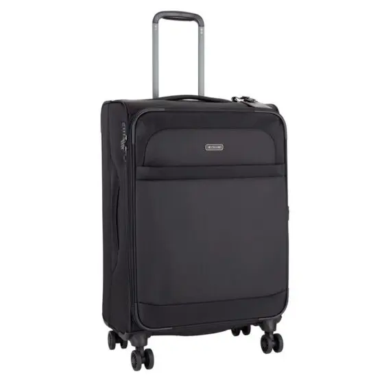 Cellini Microlite S 799 64cm MEdium check in spinner black front3qrtr jpg