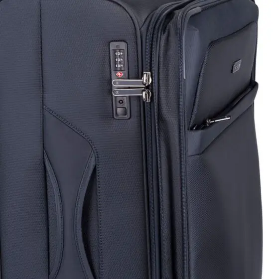 Cellini Microlite S 799 64cm MEdium check in spinner ink blue TSA lock jpg