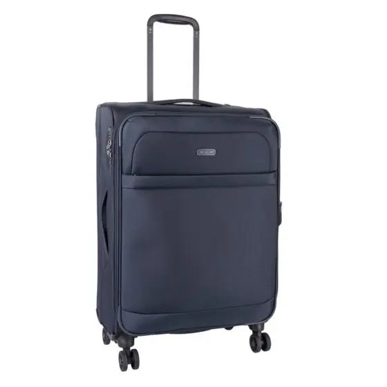 Cellini Microlite S 799 64cm MEdium check in spinner ink blue front3qrtr jpg