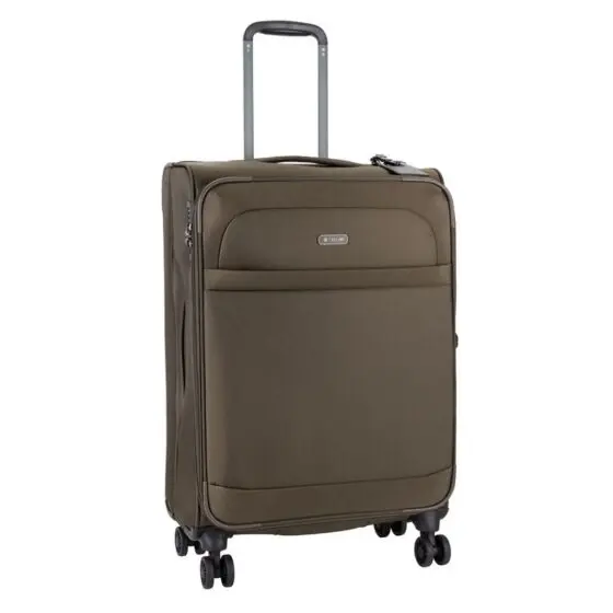 Cellini Microlite S 799 64cm MEdium check in spinner sandalwood brown front3qrtr jpg