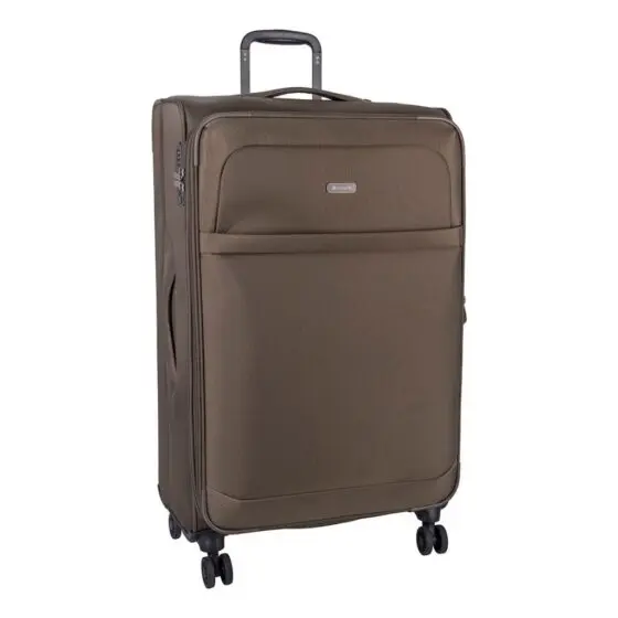 Cellini Microlite S 799 74cm Large check in spinner sandalwood brown front3qrtr jpg