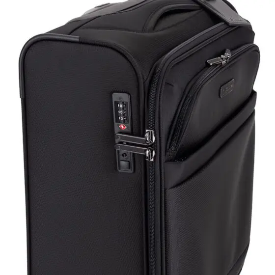 Cellini Microlite S 799 Carry on spinner black top3qrtr jpg