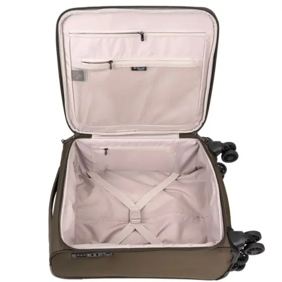 Cellini Microlite S 799 Carry on spinner sandalwood brown interior jpg
