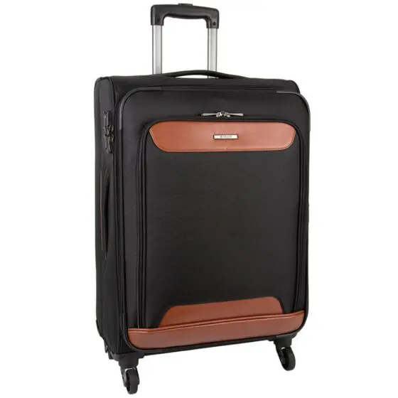 Cellini Monte Carlo 36564 Check In Medium Black Front3qrtr