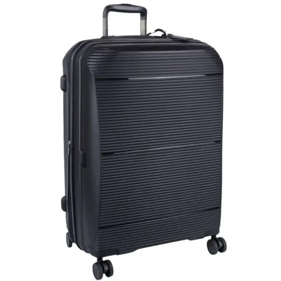 Cellini Qwest Spinner Luggage Expander 869 Black 79 Front3qrtr