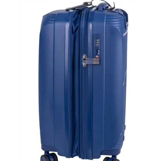 Cellini Qwest Spinner Luggage Expander 869 Navy 55 Expander