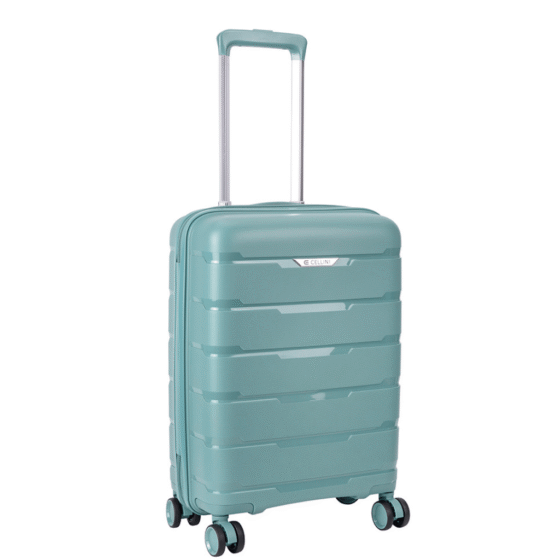Cellini Rapido Spinner 20055 carry on spinner green front3qrtr png
