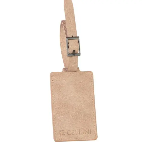 Cellini Travel Essentials 33088 Id Label Beige Front3qrtr