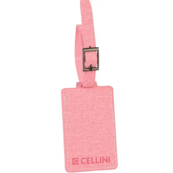 Cellini Travel Essentials 33088 Id Label Pink Front3qrtr
