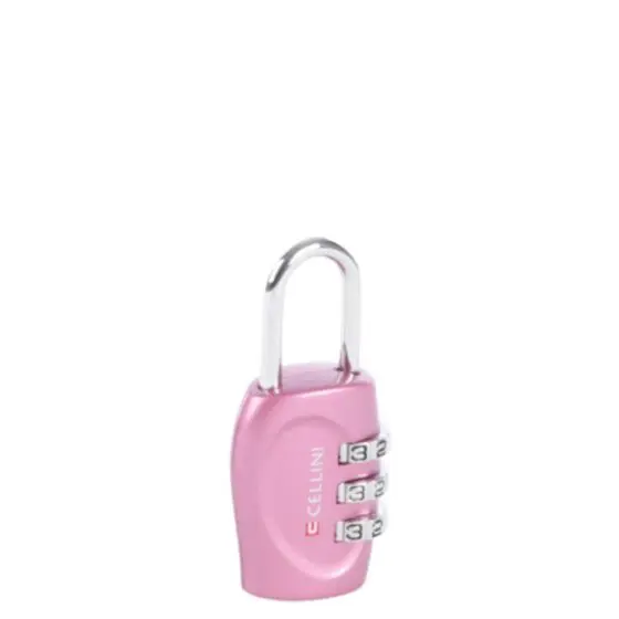 Cellini Travel Essentials 3 Dial Combination Lock 33103 Pink