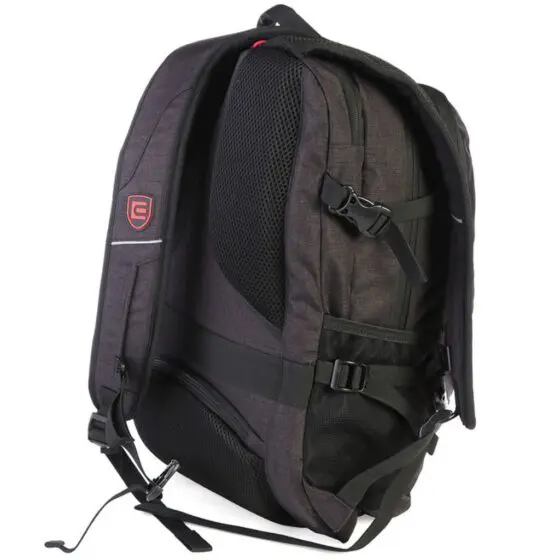 Cellini Uni Laptop Backpack 01123 Black Rear3qrtr
