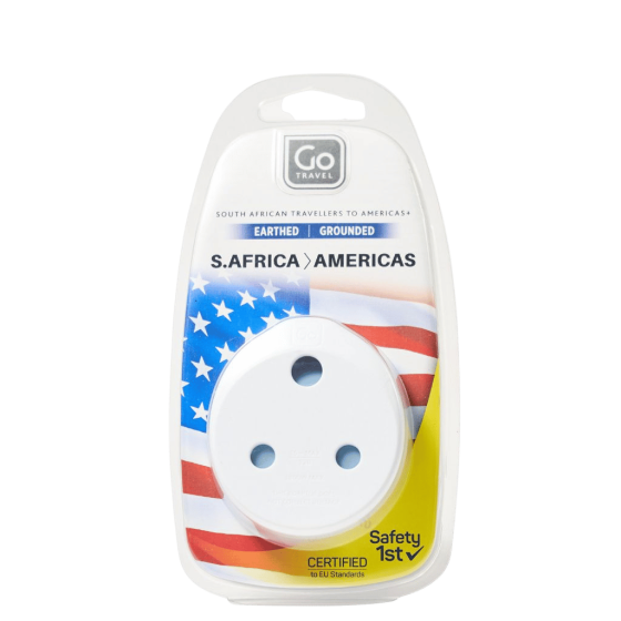 DEsign go TRavel Adaptor 583 SA to USA 3 pin package2 primary