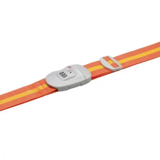 Design Go TSA Lock Luggage Strap 342 orange main jpg