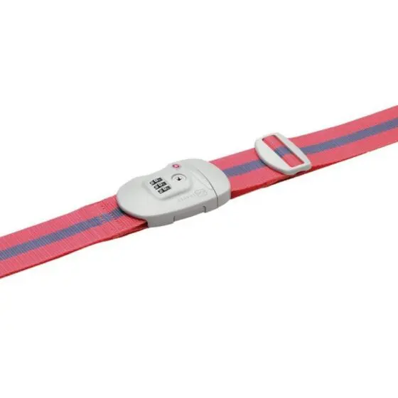 Design Go TSA Lock Luggage Strap 342 pink main jpg