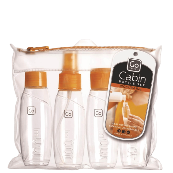 Design Go Travel Accessory 658 Carry On Bottles Package transparent