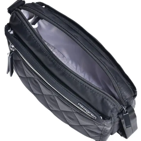 Hedgren Inner City 176 Quilt Black Handbag Interior