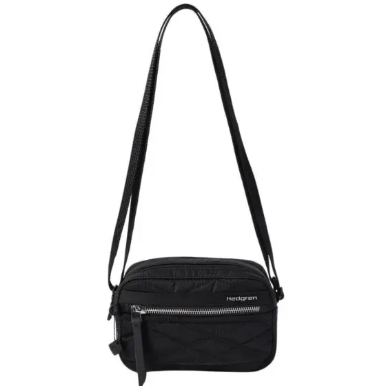 Hedgren Inner City Maia Quilted black front strap up jpg
