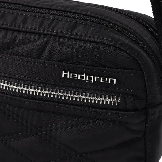 Hedgren Inner City Maia Quilted black logo jpg