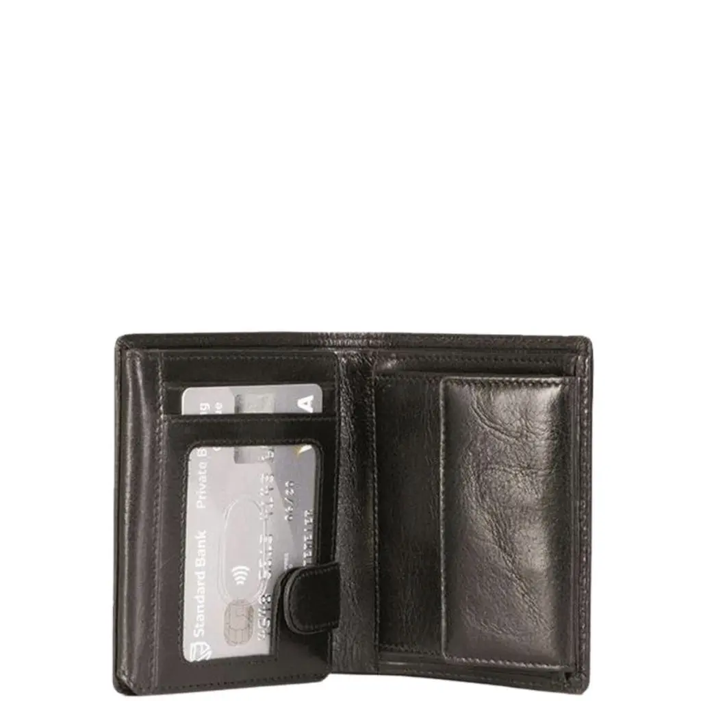 Jekyll Hide 6742 Oxford Leather Wallet Black Interior1 primary jpg