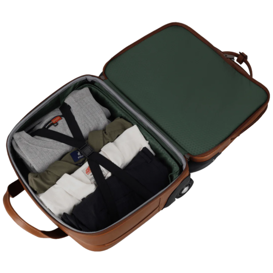 Jekyll Hide Montana 4339 Leather Laptop Trolley Colt overnight