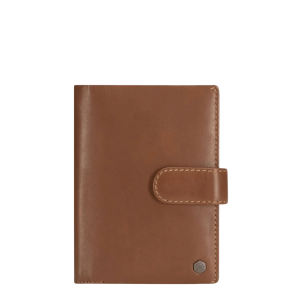 Jekyll and Hide 4306 Norwegian Leather passport holder tan front primary