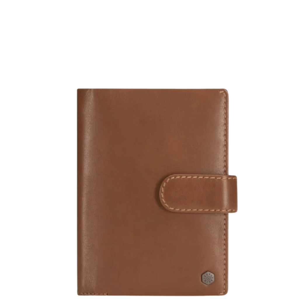 Jekyll and Hide 4306 Norwegian Leather passport holder tan front primary