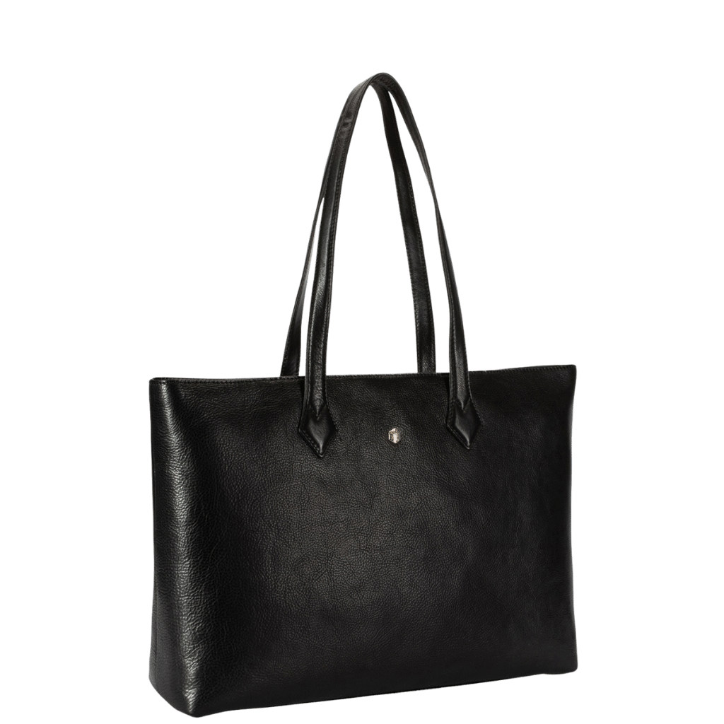 Jekyll and Hide 6335 Paris Leather Business handbag black front3qrtr primary png