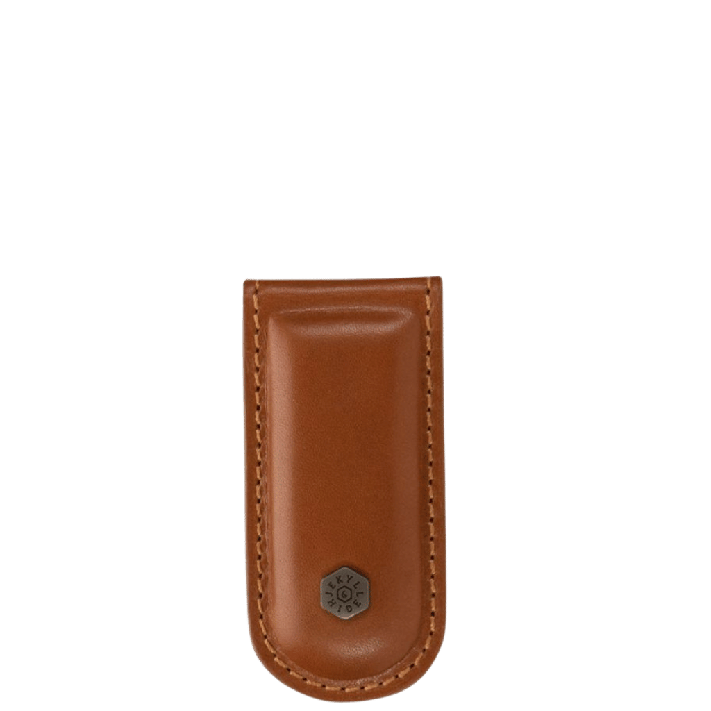 Jekyll and Hide Roma Leather cash money clip 3222 tan front primary