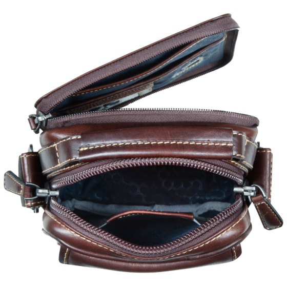 Jekyll and hide 3698 Crossbody Mocha Mocha interior1