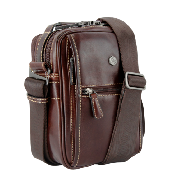 Jekyll and hide 3698 Crossbody Mocha front4qrtr