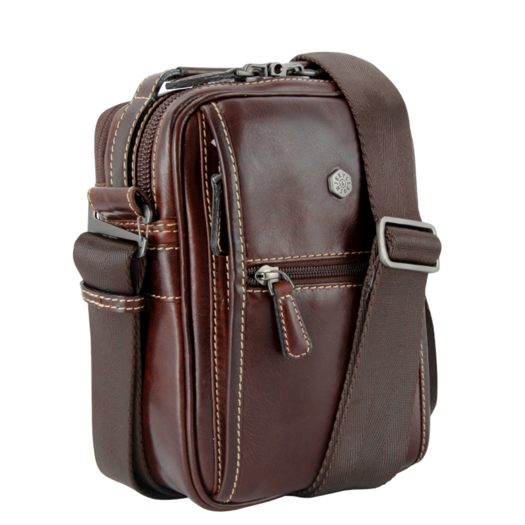Jekyll and hide 3698 Crossbody Mocha front4qrtr