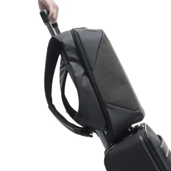Kingsons 15 6 laptop anti theft backpack Smartseries KY3148 Charcoal Sleeve jpg