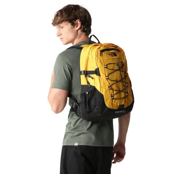 North Face Borealis Classic Laptop Backpack Yellow Lifestyle4